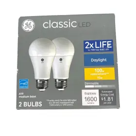 043168516426 GE Classic Led Light Bulbs Dimmable Base Pack