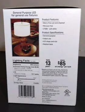 Esgsgsg GE Led General Light Bulbs #2
