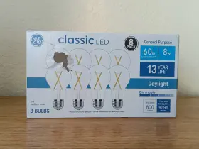 043168555432 GE Classic Led General Dimmable Light Bulbs