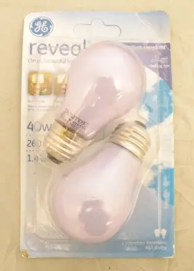 043168674607 GE Nos Reveal Bulbs Ceiling Fan