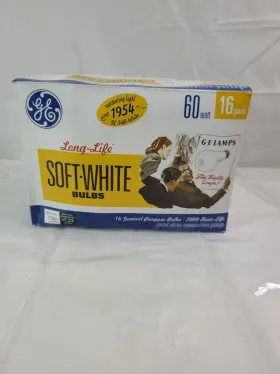 043168696302 GE Fluorescent Light Bulbs Box