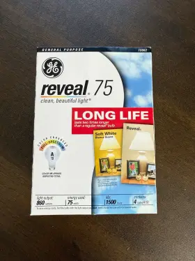 043168739627 GE Reveal Spectrum Light Bulbs Pack