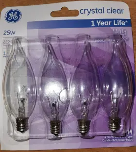 043168762342 GE Candelabra Bulb Crystal Pack