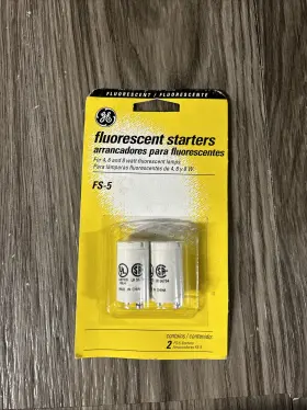 FS-5 GE Fluorescent Starters Pack