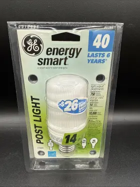 043168853842 GE Energy Smart Postlight Cfl Bulb Nos