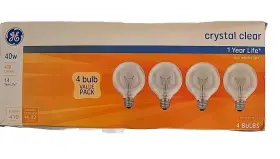 043168896566 GE Pack Light Bulbs Globe Crystal General