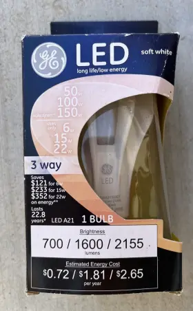 043168921190 GE Led Bulb