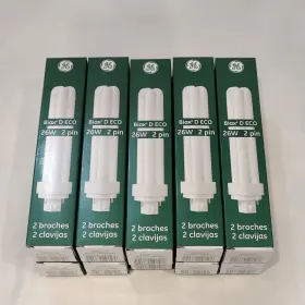 043168976091 GE Biax Eco Florescent Bulbs Pin