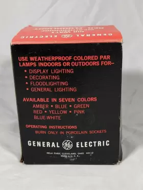 100PAR-R GE Flood Light Standard Base Weatherproof #3