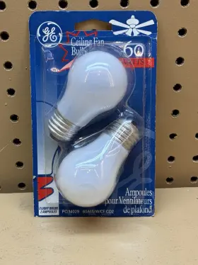 1118571 GE Bulbs Ceiling Fan