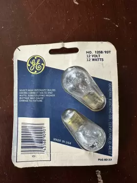 12S8 GE High Intensity Light Bulbs Volts #2