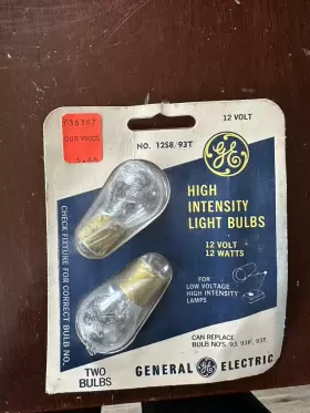 12S8 GE High Intensity Light Bulbs Volts