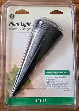 21022 GE Accent Stake Plant Light Plug Lamp