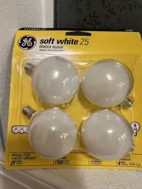 27302 GE Candelabra Base Bulbs