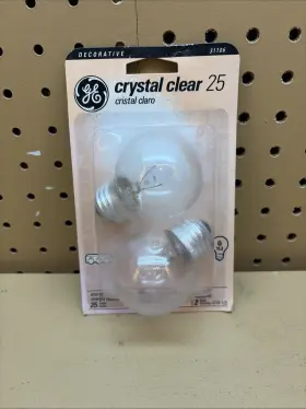 31106 GE Crystal Light Bulbs