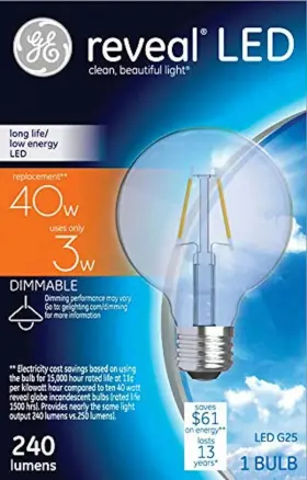 37304 GE Reveal Led Eq Dimmable