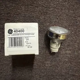 40400 GE Uvc Sp Ceramic Halide Lamp
