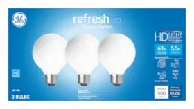 43317 GE Led Globe Light Bulbs Dayglobe