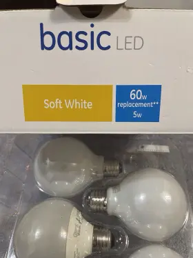 44039 GE Led Vanity Globe Light Bulbs