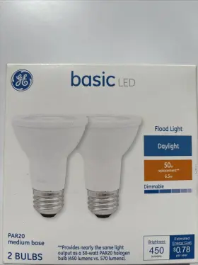 46284 GE Led Flood Lights Box