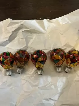 46645 GE Stained Glass Light Watts Base Bulb #3