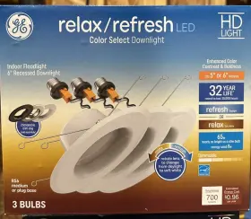 47678 GE Household Lighting Recessed Recess Relax Refresh