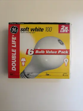 49345 GE Light Bulbs Double Pack