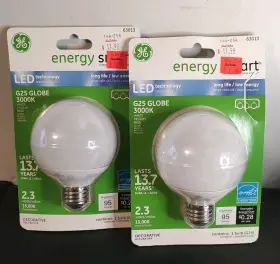 63013 GE Led Globe Watts