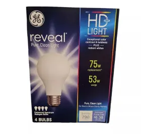 67773 GE Bulb Reveal Pure Clean Usage Light