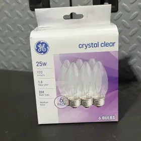 72774 GE Blunt Tip Bc Light Bulbs Candelabra Base