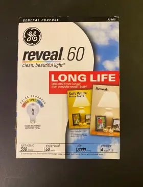 73960 GE Reveal Bulbs Pack Box