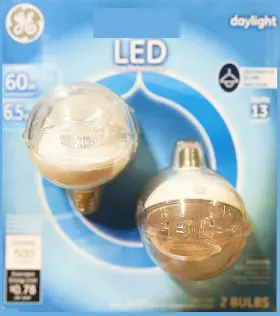 74938 GE Led Globe Light Bulb Candelabra Base Watts