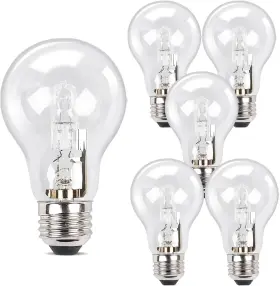 Ge 78796 043168787963 43 Watt A19 Halogen Light Bulb 60 Energy Saving Bulbs