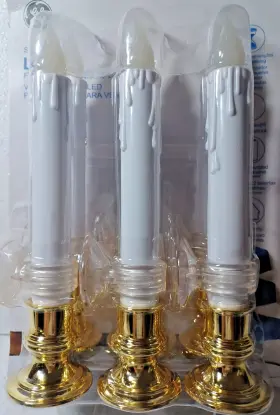 803993782461 GE Led Bright Candles Flickering Window Timer
