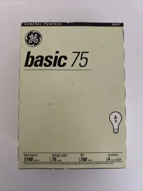 90107 GE Light Bulbs