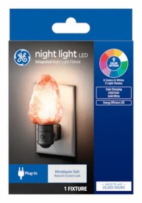 93129147 GE Led Salt Crystal Night Light