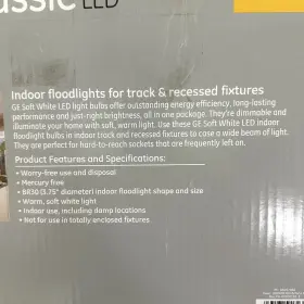 93129320 GE Classic Dimmable Floodlight Bulb Eq Led Pak #3