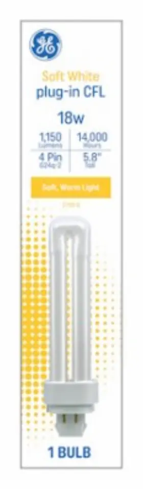 93130289 GE Pack Cfl Light Bulb Double Biax Base