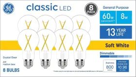 93130840 GE Eq Classic Crystal Base Dimmable
