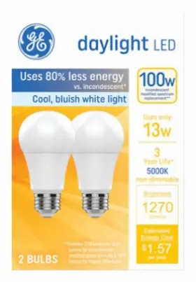 93131946 GE Led Light Bulbs Bluish