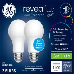 93132019 GE Reveal Led General Bulbs