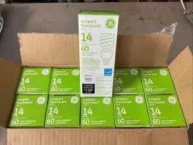 94543 GE Box Cfl Spiral Light Bulbs