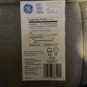 97494 GE Light Bulb Med Base #3