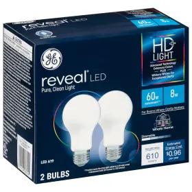 B0BTZ66DFP GE Reveal Led Light Bulbs Eq Dimmable Base