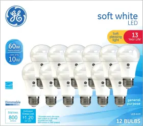 LED10DA19-WT12 GE Led Bulb Dimmable