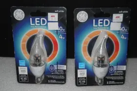 LED4CAC-C GE Led Candelabra Base Dimmable Bulbs Lum