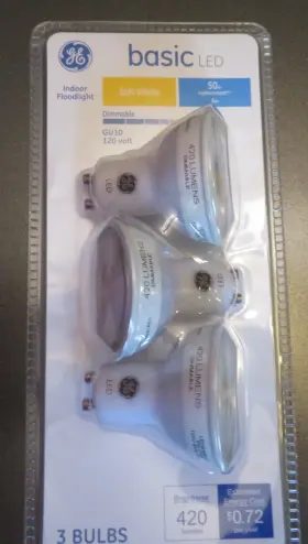 LED6DGU10SL7 GE Dimmable Floodlight Led Light Bulb Pack