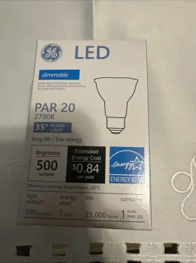 LED7DP20BB827-20 GE Dimmable Flood Led Light Bulb