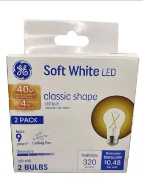 043168548045 GE LIGHTING Led Light Bulbs Classic Dimmable