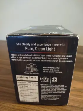 043168554305 GE LIGHTING Reveal Led Light Bulbs Neck Flood #2